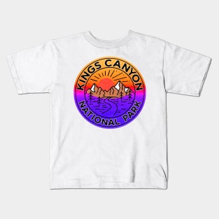 Kings Canyon National Park California Mountains Laptop Kids T-Shirt